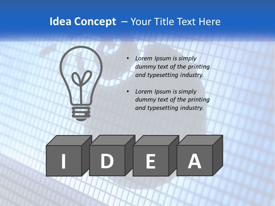 Emblem Destruction Signal PowerPoint Template