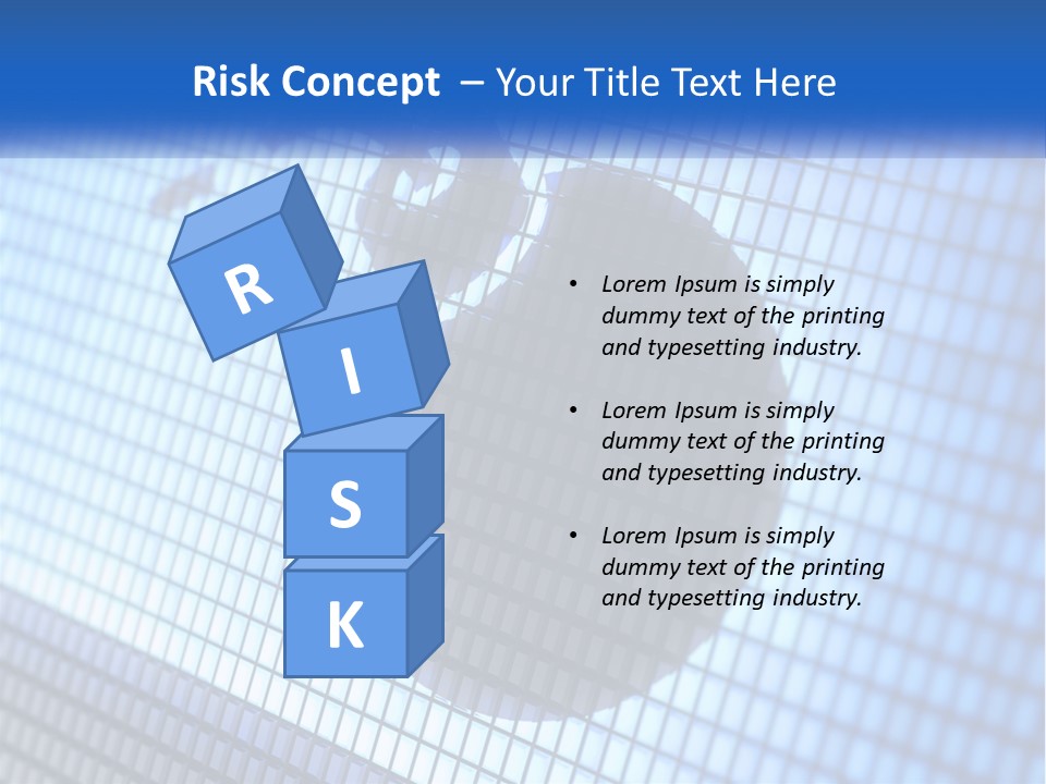 Emblem Destruction Signal PowerPoint Template