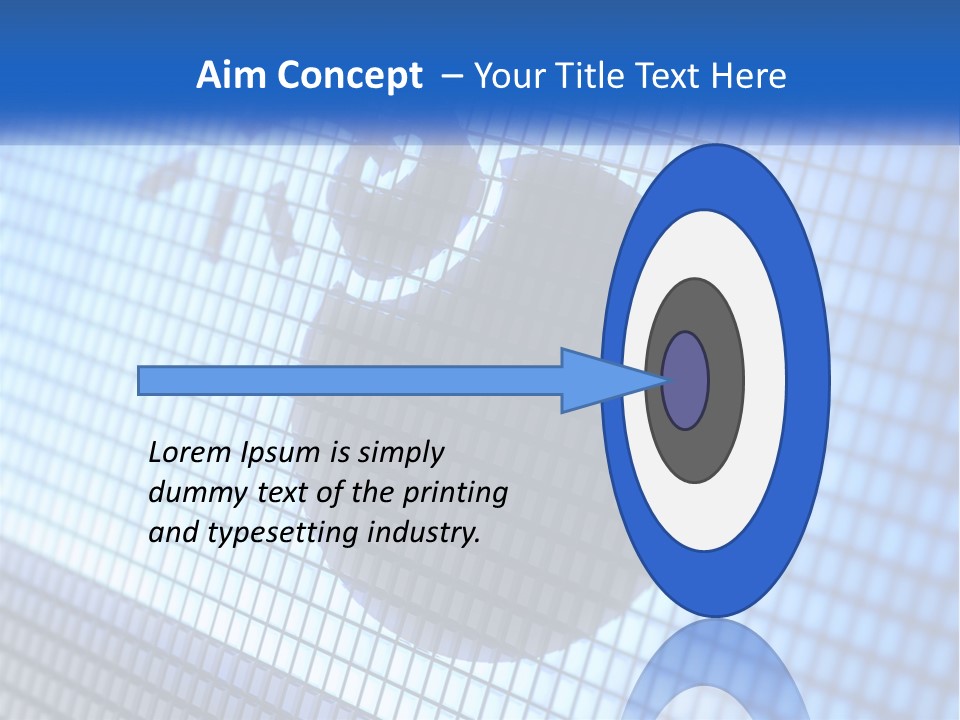 Emblem Destruction Signal PowerPoint Template