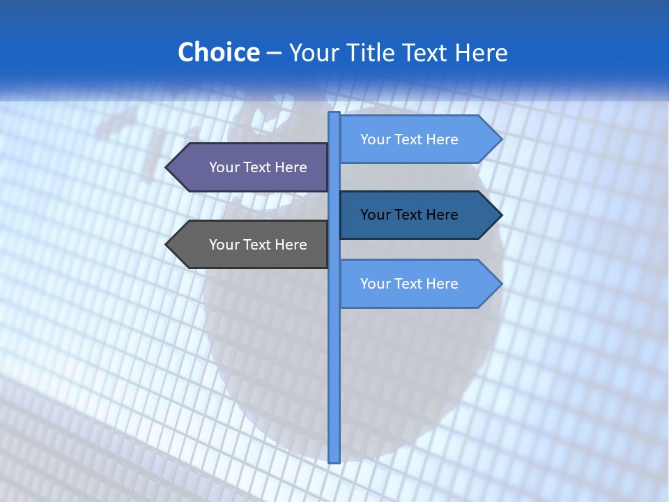 Emblem Destruction Signal PowerPoint Template