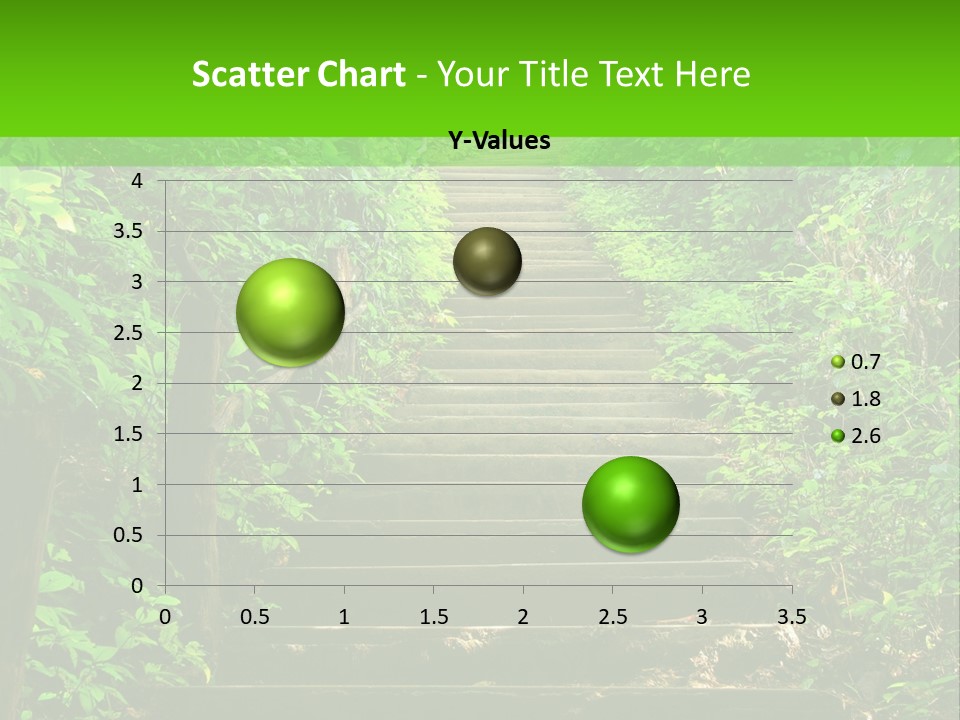 Stairway Forest Park PowerPoint Template