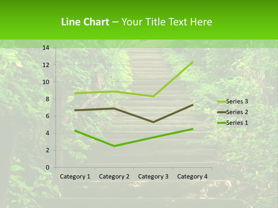 Stairway Forest Park PowerPoint Template