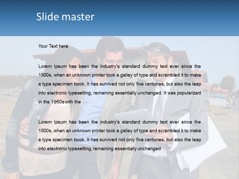 Adviser Plan Businessman PowerPoint Template