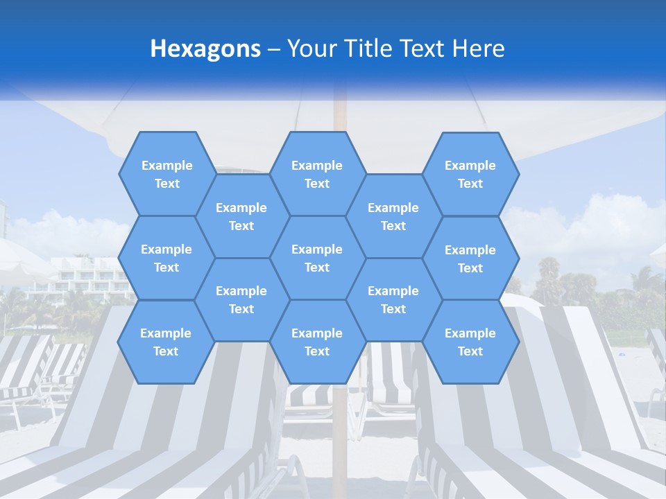 Condominium Resort Stripes PowerPoint Template