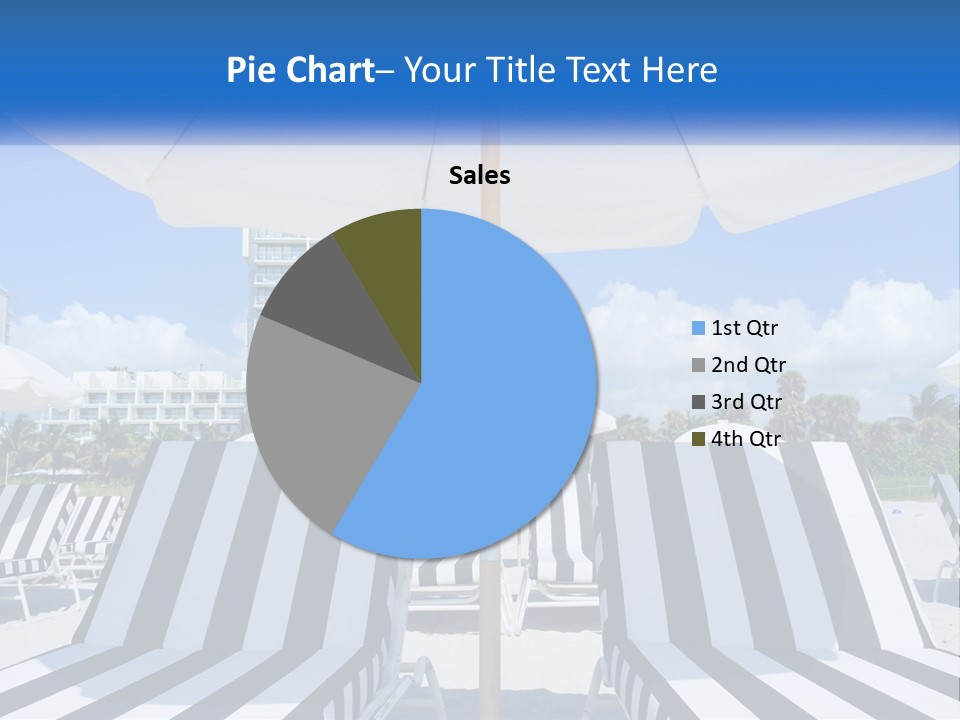 Condominium Resort Stripes PowerPoint Template