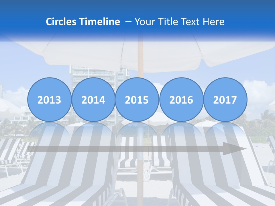 Condominium Resort Stripes PowerPoint Template