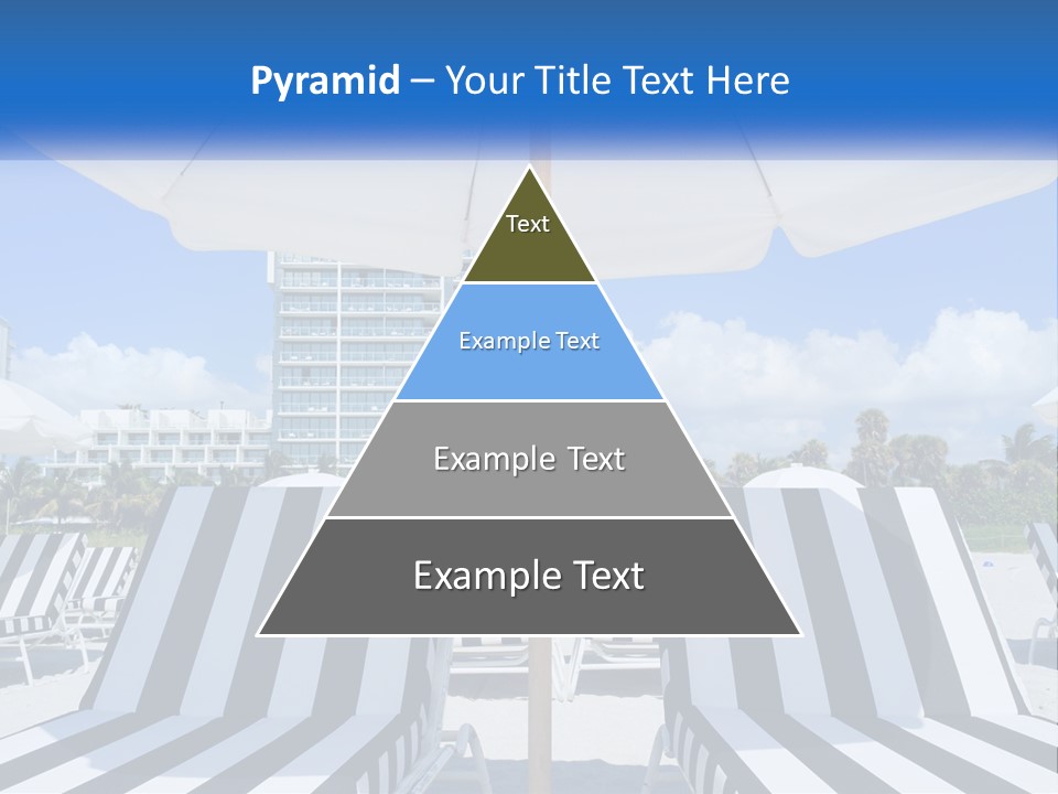 Condominium Resort Stripes PowerPoint Template