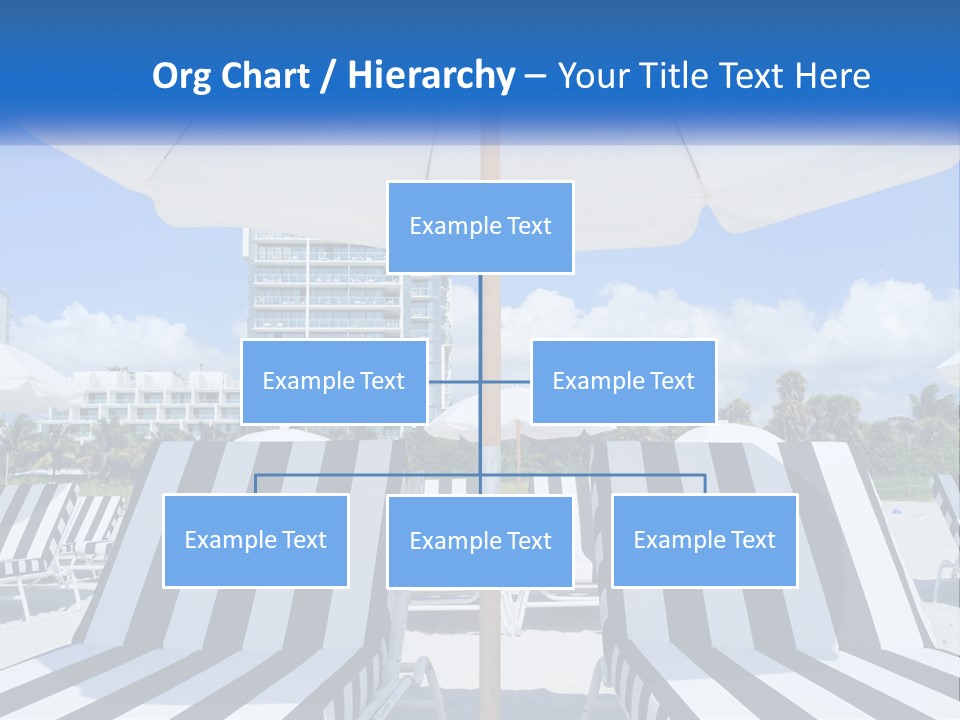 Condominium Resort Stripes PowerPoint Template