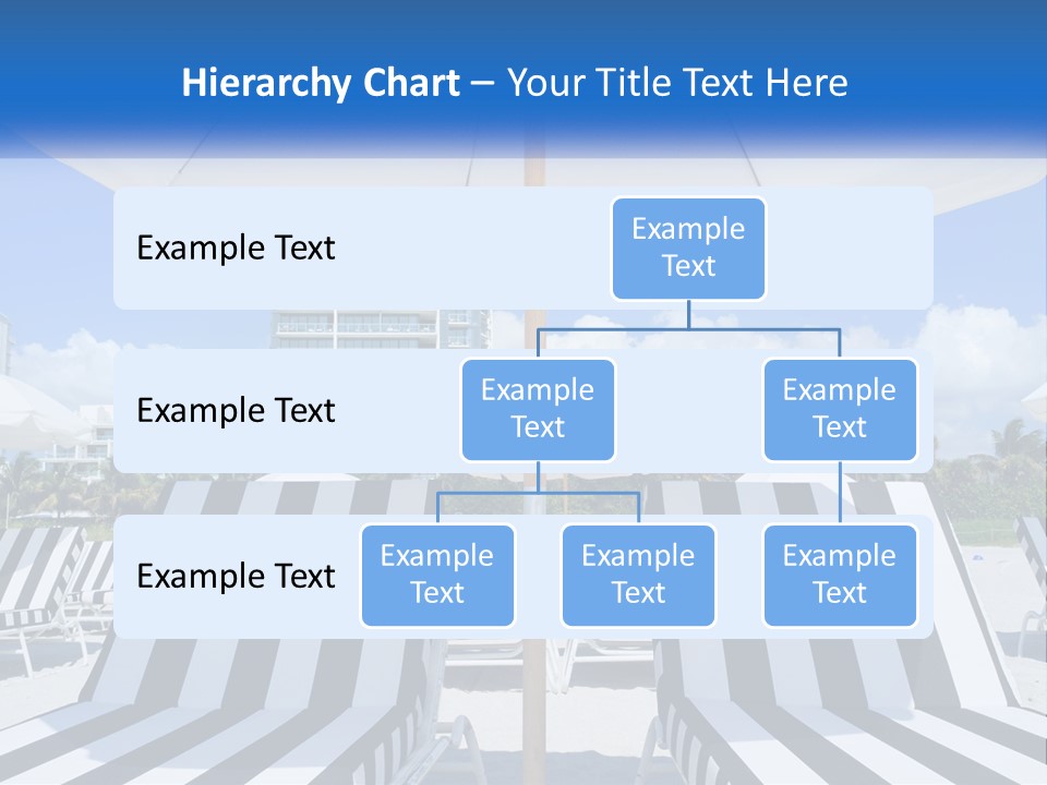 Condominium Resort Stripes PowerPoint Template