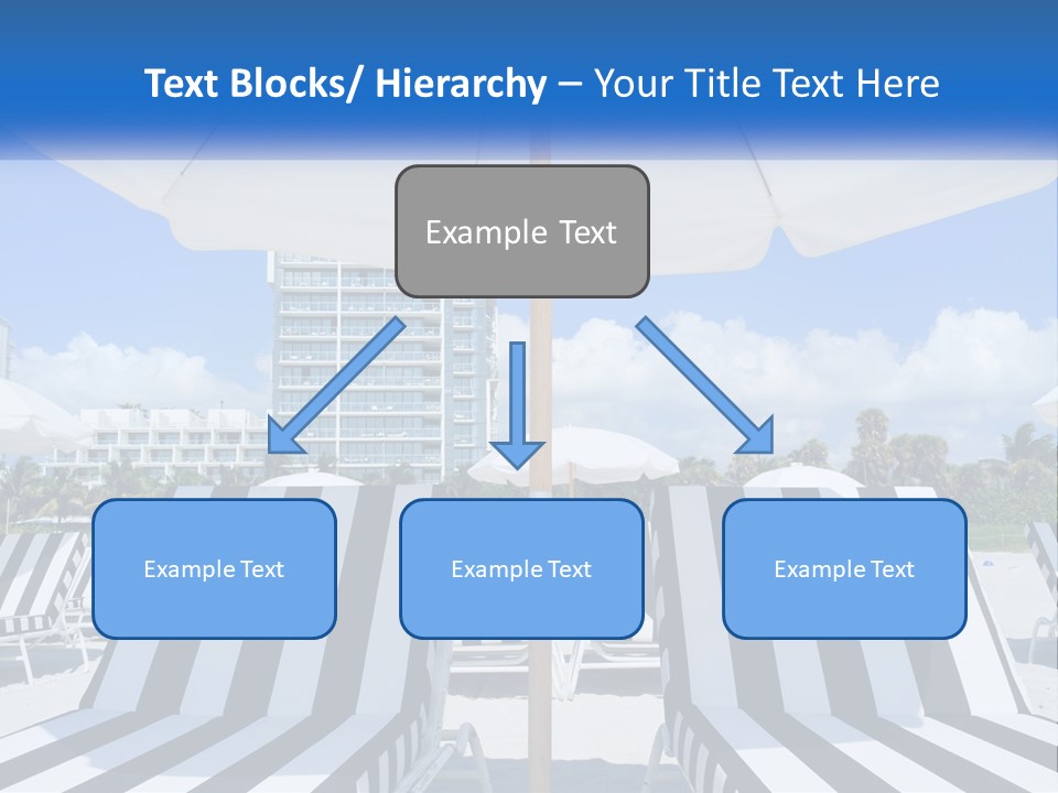 Condominium Resort Stripes PowerPoint Template