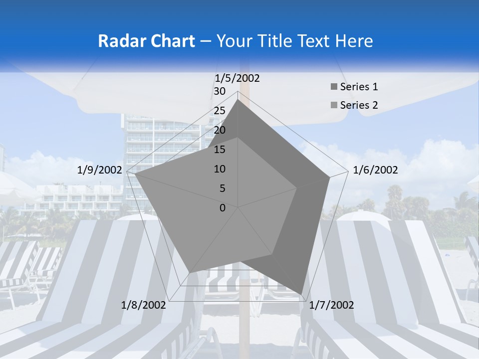 Condominium Resort Stripes PowerPoint Template