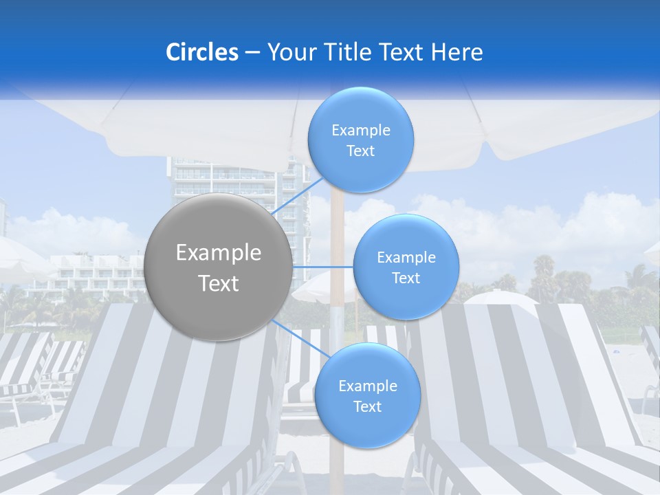 Condominium Resort Stripes PowerPoint Template