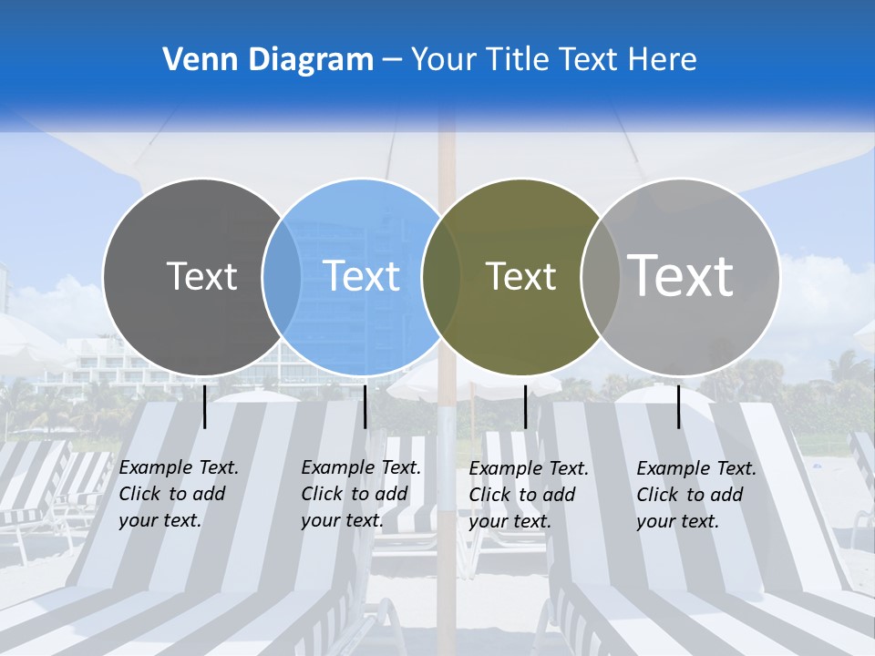 Condominium Resort Stripes PowerPoint Template