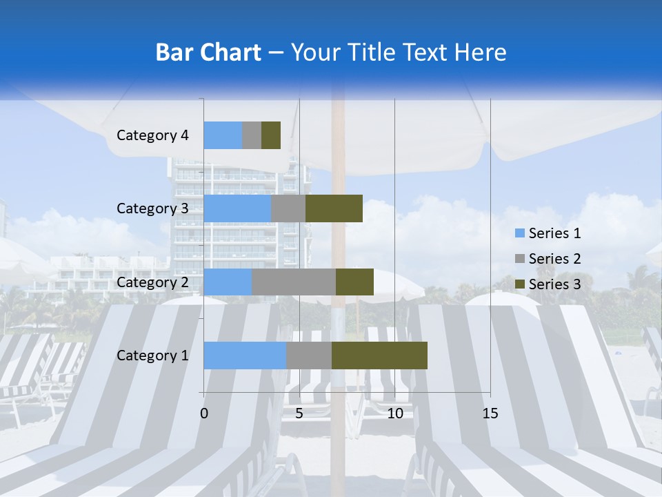 Condominium Resort Stripes PowerPoint Template