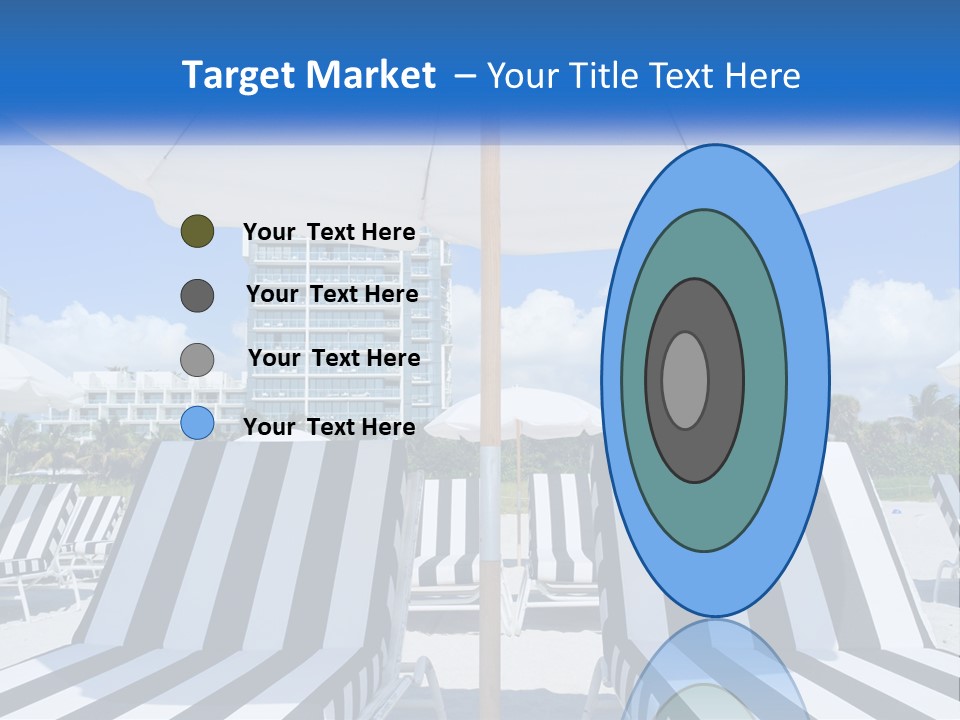 Condominium Resort Stripes PowerPoint Template