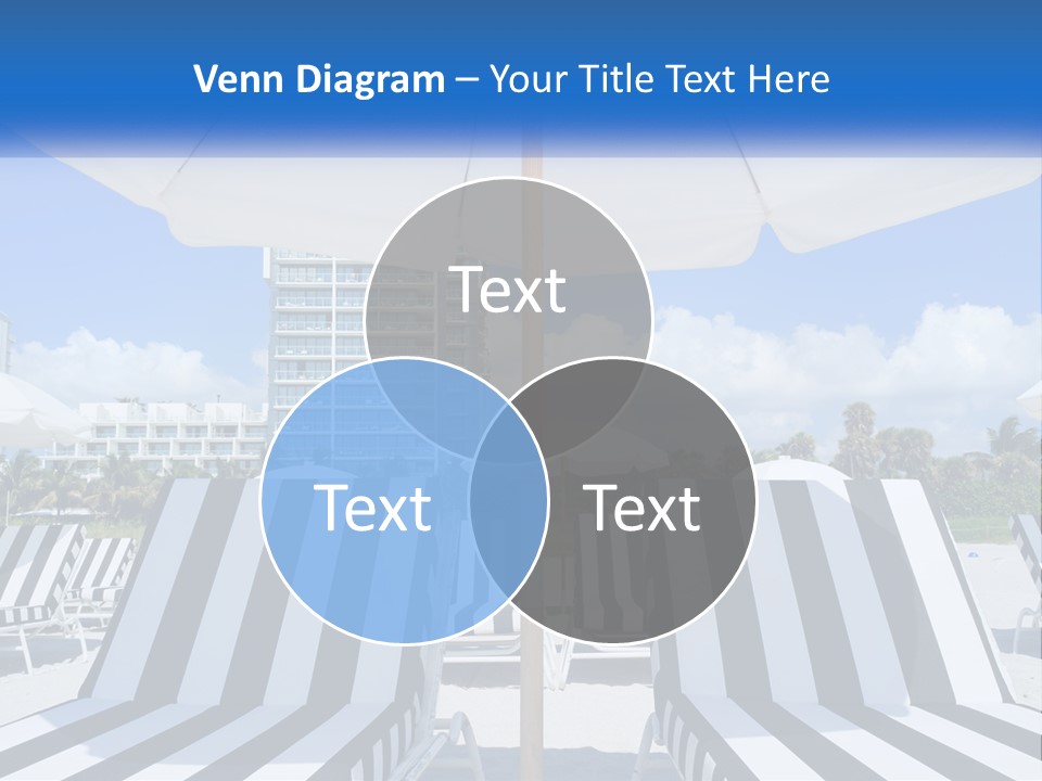 Condominium Resort Stripes PowerPoint Template