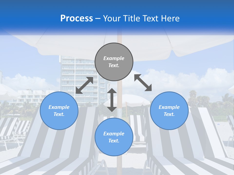 Condominium Resort Stripes PowerPoint Template