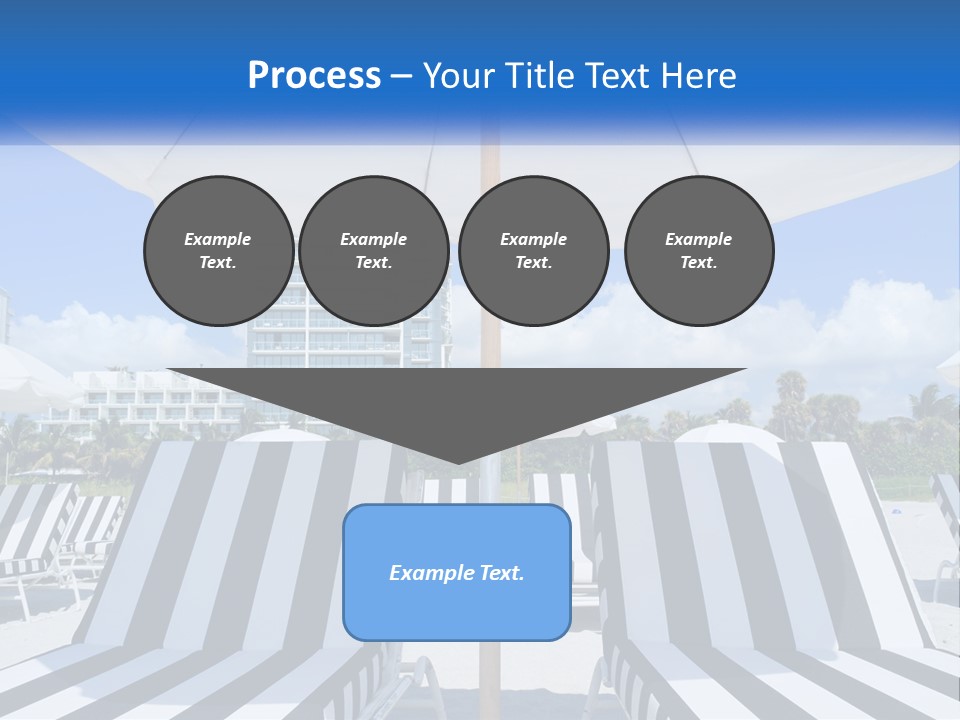 Condominium Resort Stripes PowerPoint Template