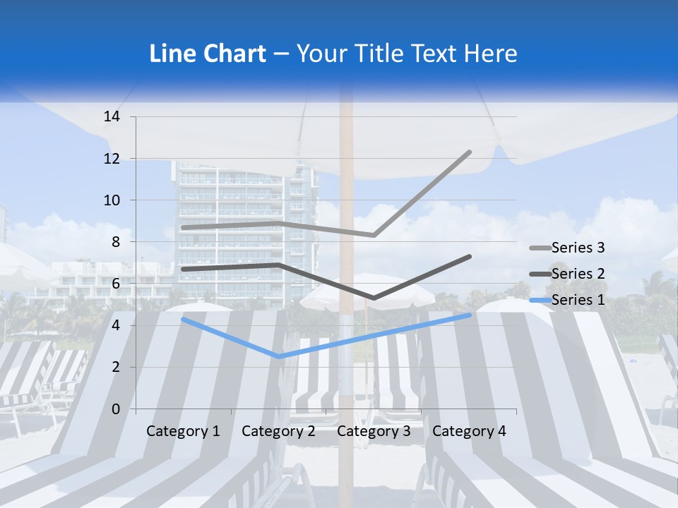Condominium Resort Stripes PowerPoint Template