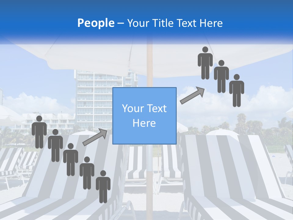 Condominium Resort Stripes PowerPoint Template