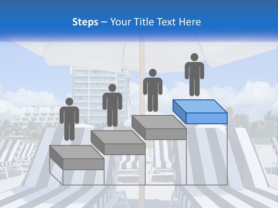 Condominium Resort Stripes PowerPoint Template