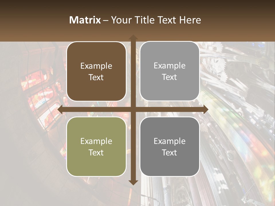 Column Interior Monument PowerPoint Template
