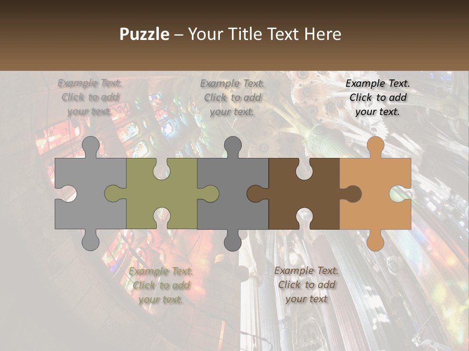 Column Interior Monument PowerPoint Template