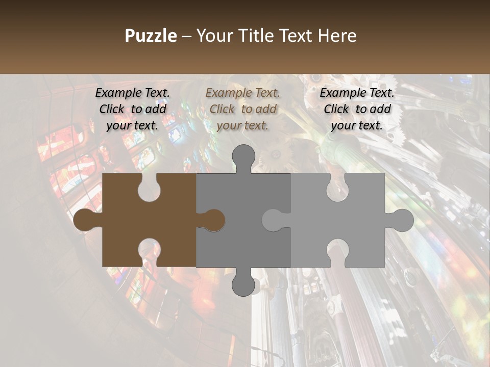 Column Interior Monument PowerPoint Template