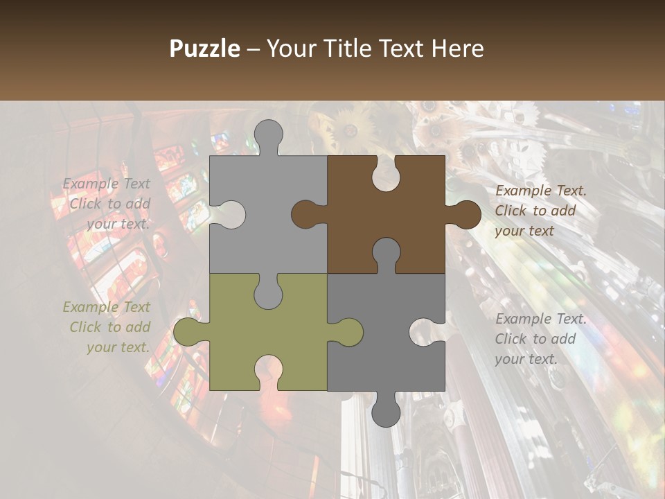 Column Interior Monument PowerPoint Template