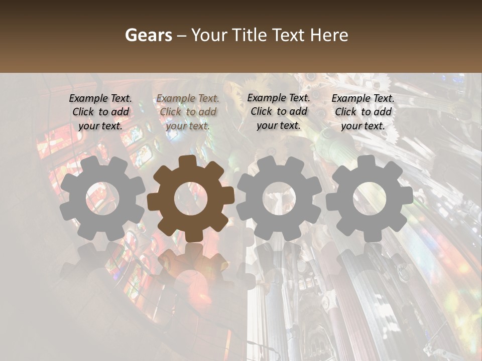 Column Interior Monument PowerPoint Template