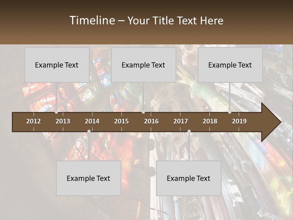 Column Interior Monument PowerPoint Template