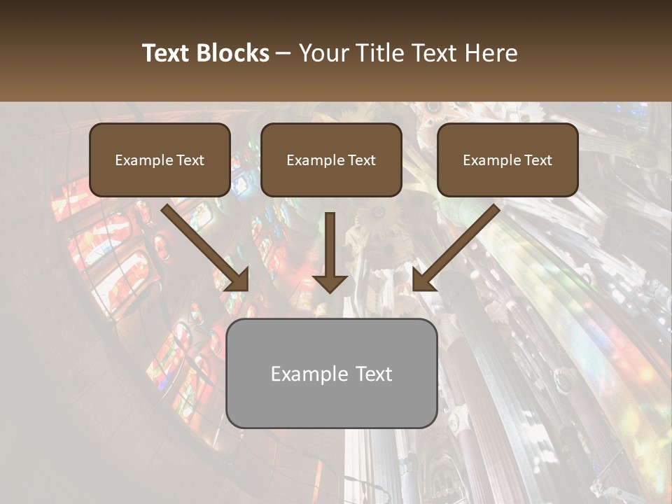 Column Interior Monument PowerPoint Template