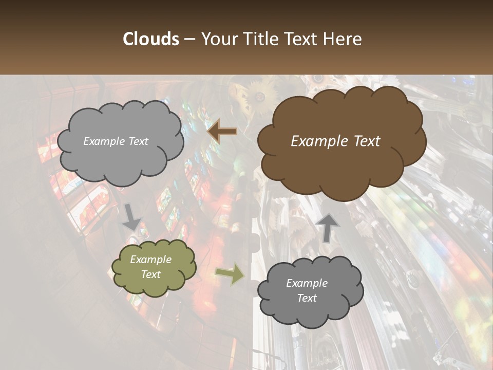 Column Interior Monument PowerPoint Template