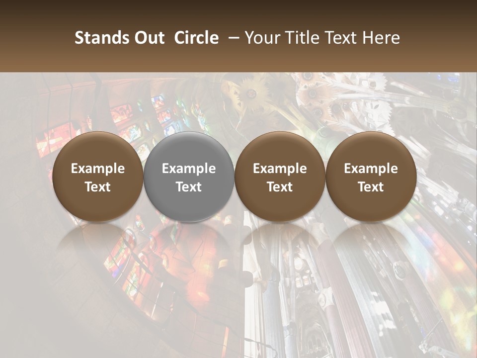 Column Interior Monument PowerPoint Template
