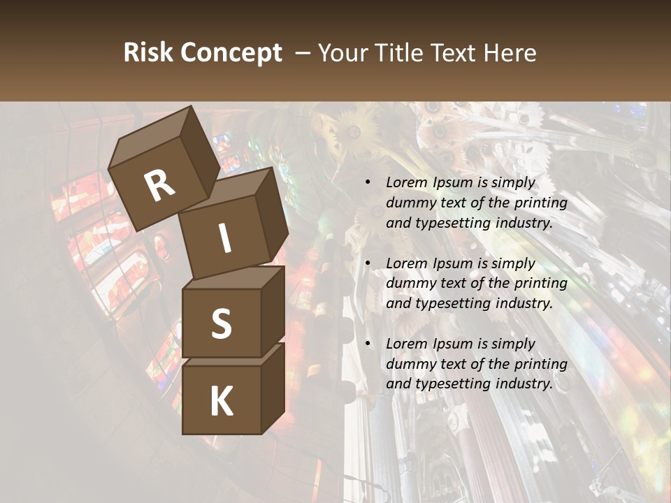 Column Interior Monument PowerPoint Template