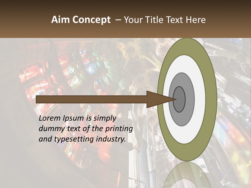 Column Interior Monument PowerPoint Template
