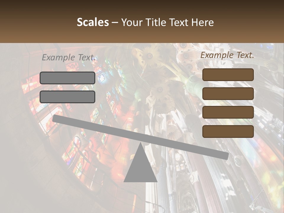 Column Interior Monument PowerPoint Template
