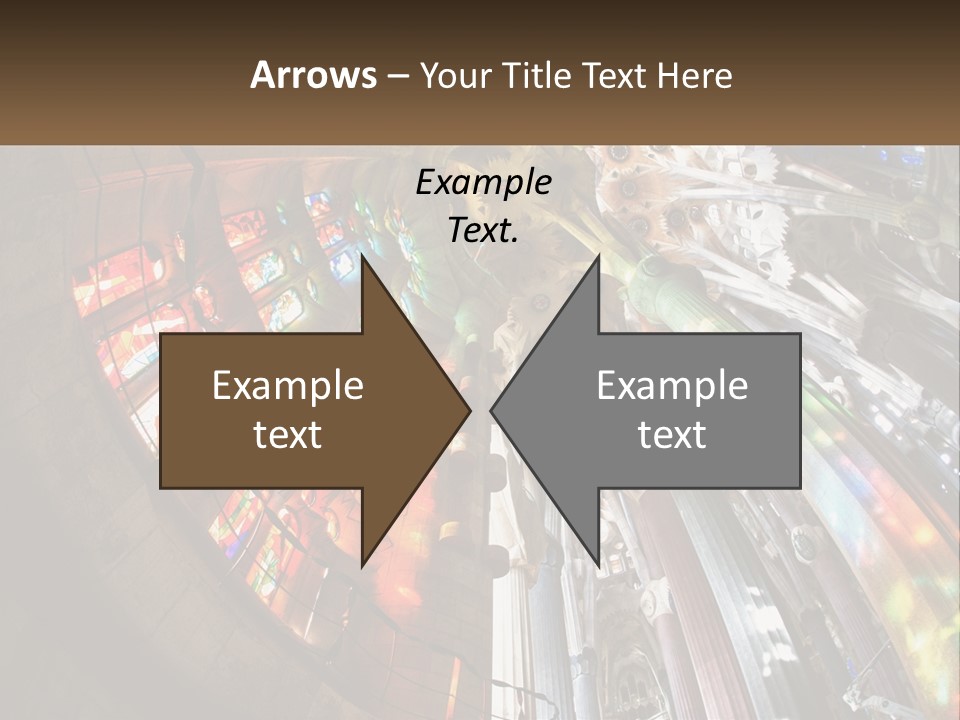 Column Interior Monument PowerPoint Template