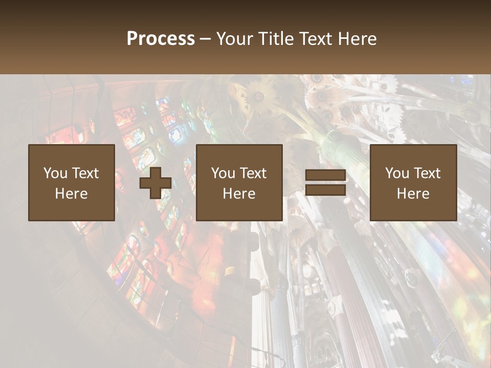 Column Interior Monument PowerPoint Template