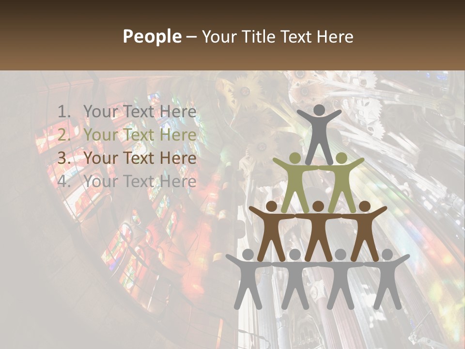 Column Interior Monument PowerPoint Template