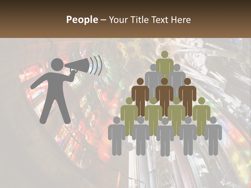 Column Interior Monument PowerPoint Template