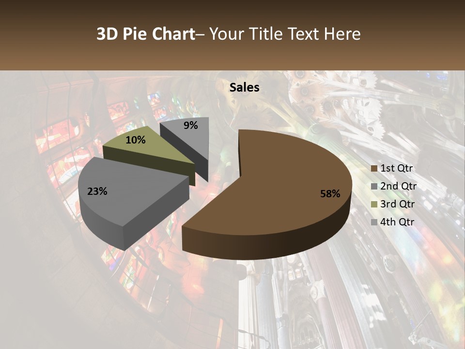 Column Interior Monument PowerPoint Template