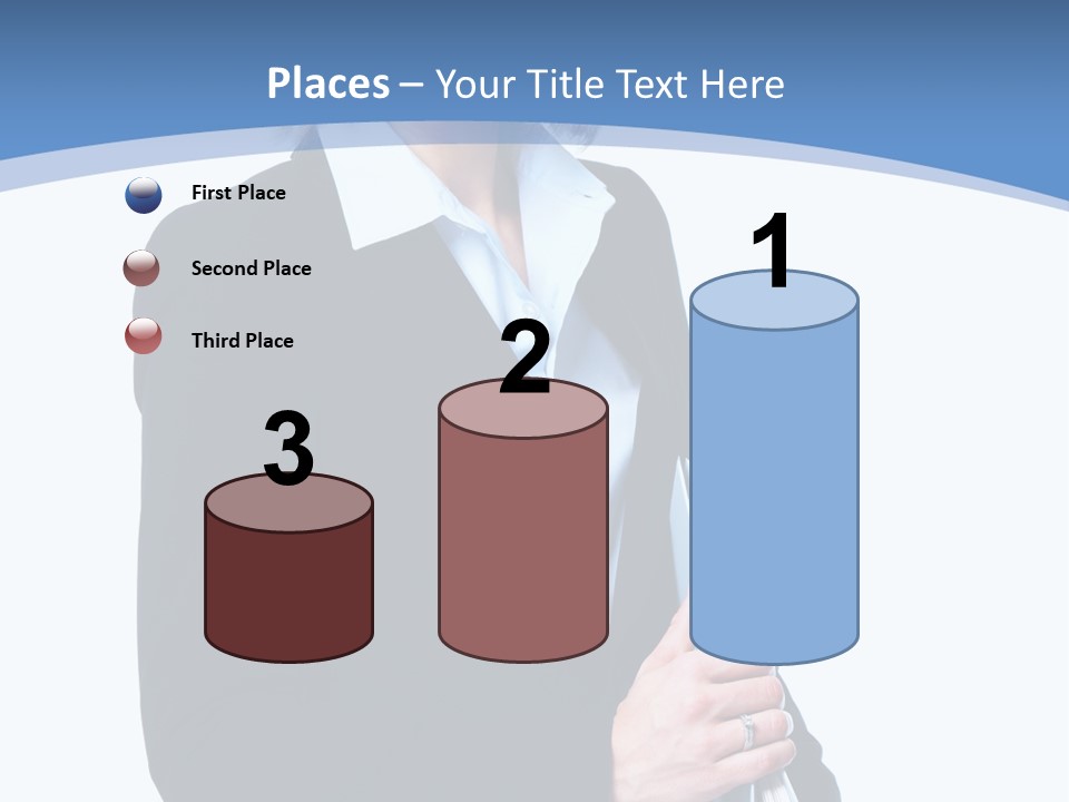 Teacher Lady Beautiful PowerPoint Template