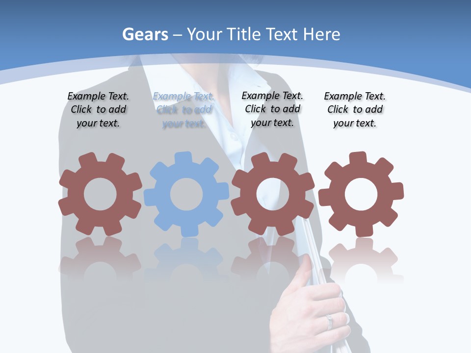 Teacher Lady Beautiful PowerPoint Template