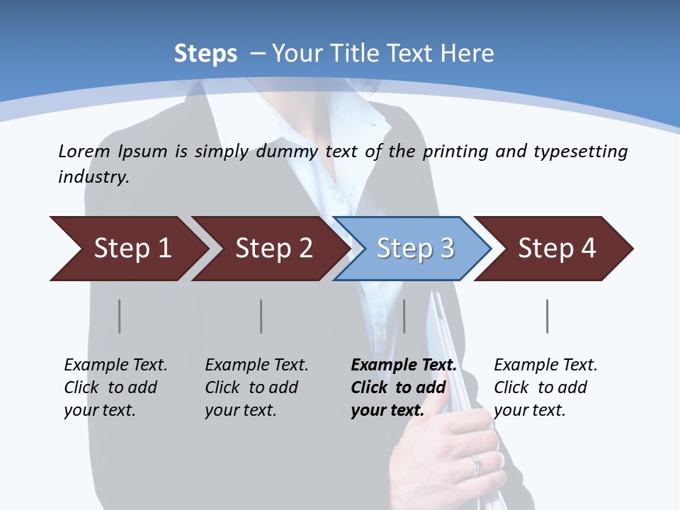 Teacher Lady Beautiful PowerPoint Template