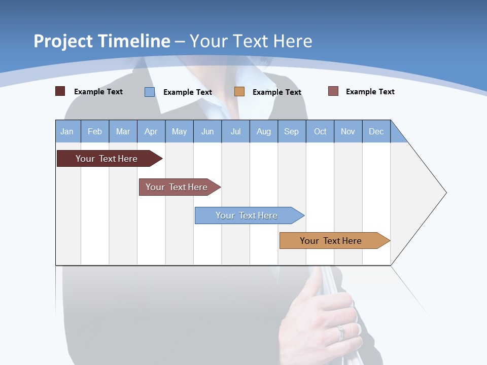 Teacher Lady Beautiful PowerPoint Template