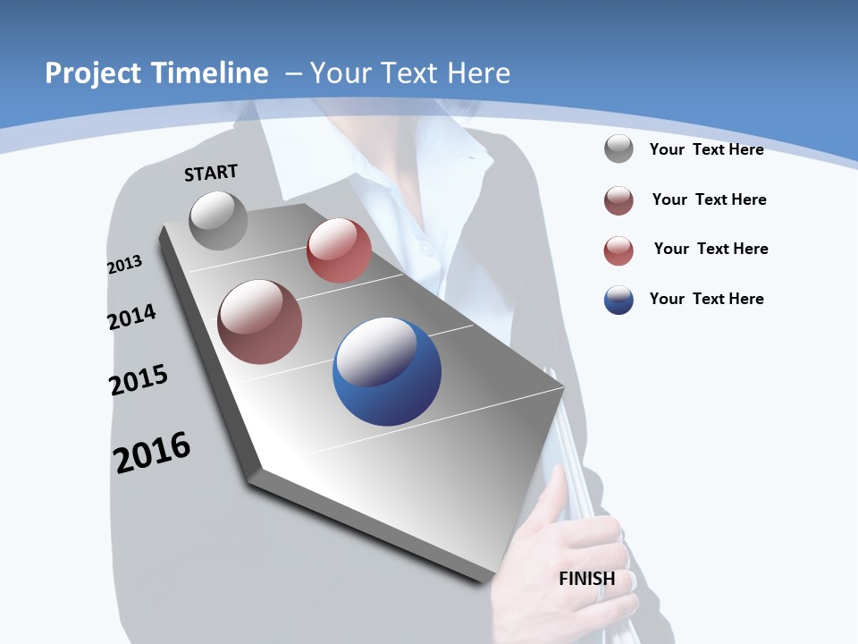 Teacher Lady Beautiful PowerPoint Template