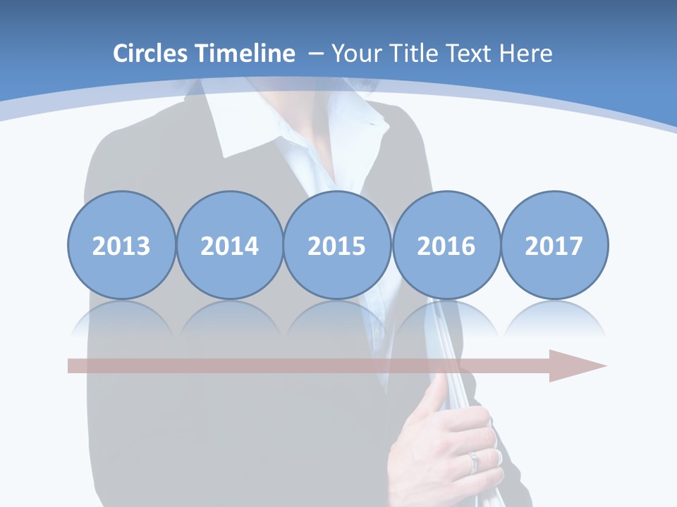 Teacher Lady Beautiful PowerPoint Template