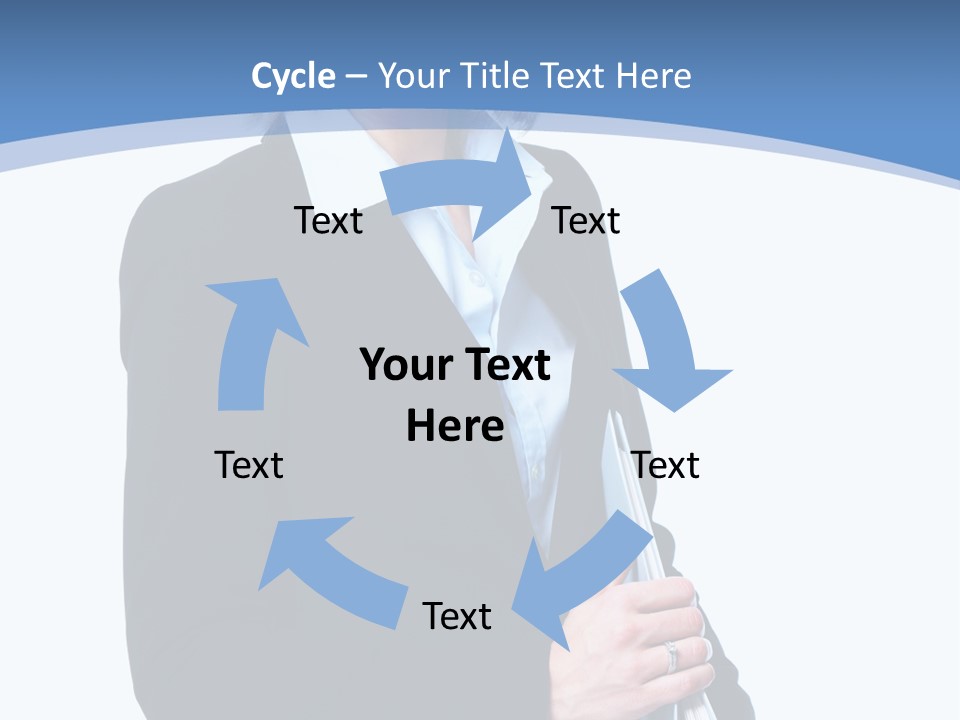 Teacher Lady Beautiful PowerPoint Template