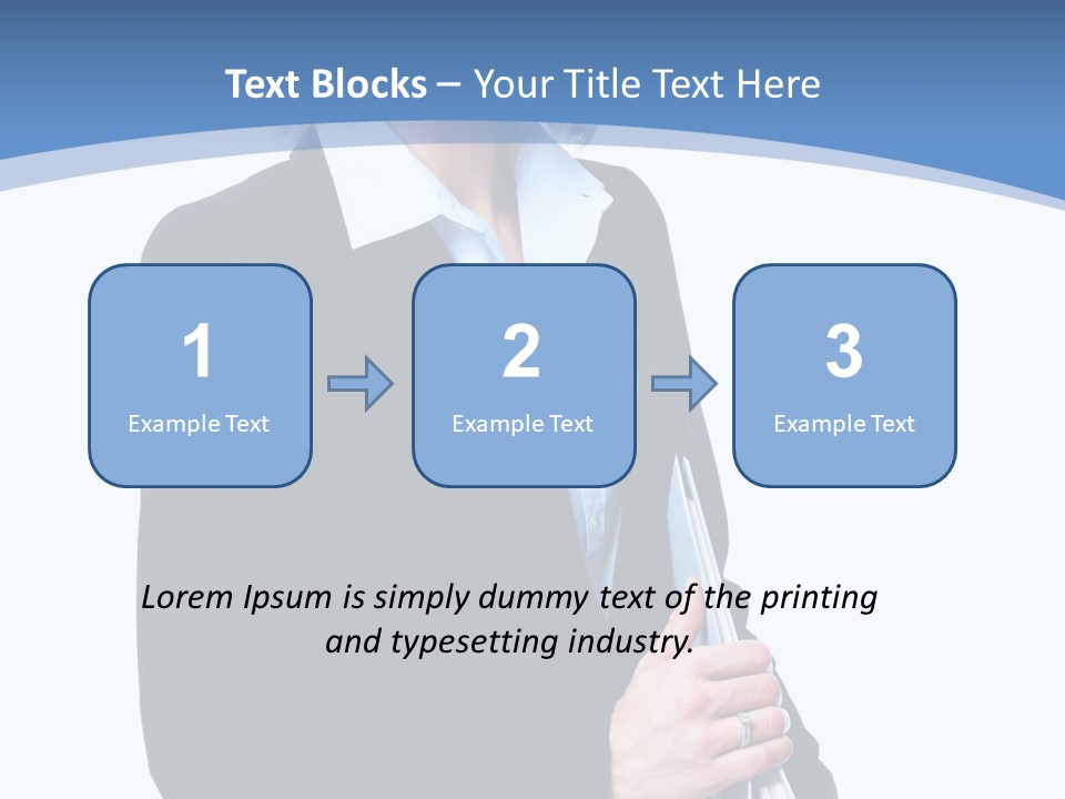 Teacher Lady Beautiful PowerPoint Template